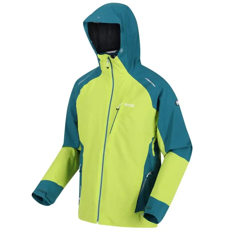 Regatta Chaqueta Impermeable Highton Pro Para Hombre Kiwi Llamativo, Verde Pacífico 6 Regatta Chaqueta Impermeable Highton Pro Para Hombre Kiwi Llamativo, Verde Pacífico - Imagen 4