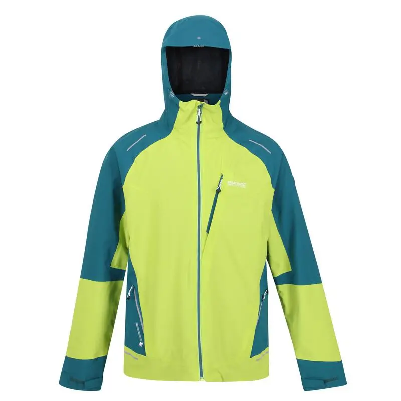 Regatta Chaqueta Impermeable Highton Pro Para Hombre Kiwi Llamativo, Verde Pacífico 3 Regatta Chaqueta Impermeable Highton Pro Para Hombre Kiwi Llamativo, Verde Pacífico