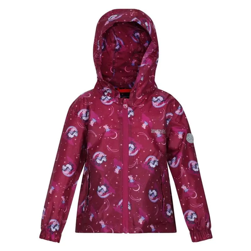 Regatta Chaqueta Impermeable Peppa Pig Para Niños/Niñas Frambuesa Radiante 3 Regatta Chaqueta Impermeable Peppa Pig Para Niños/Niñas Frambuesa Radiante