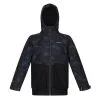 Regatta Chaqueta Impermeable Salman Camuflaje Para Niños/Niñas Negro -Regattas Tienda chaqueta impermeable salman camuflaje para niosnias negro