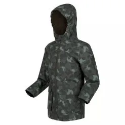 Regatta Chaqueta Impermeable Salman Para Niños/Niñas Caqui Oscuro -Regattas Tienda chaqueta impermeable salman para niosnias caqui oscuro 2