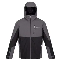 Regatta Chaqueta Impermeable Wentwood VII Para Hombre Negro, Kiwi Llamativo -Regattas Tienda chaqueta impermeable wentwood vii para hombre gris oscuro negro