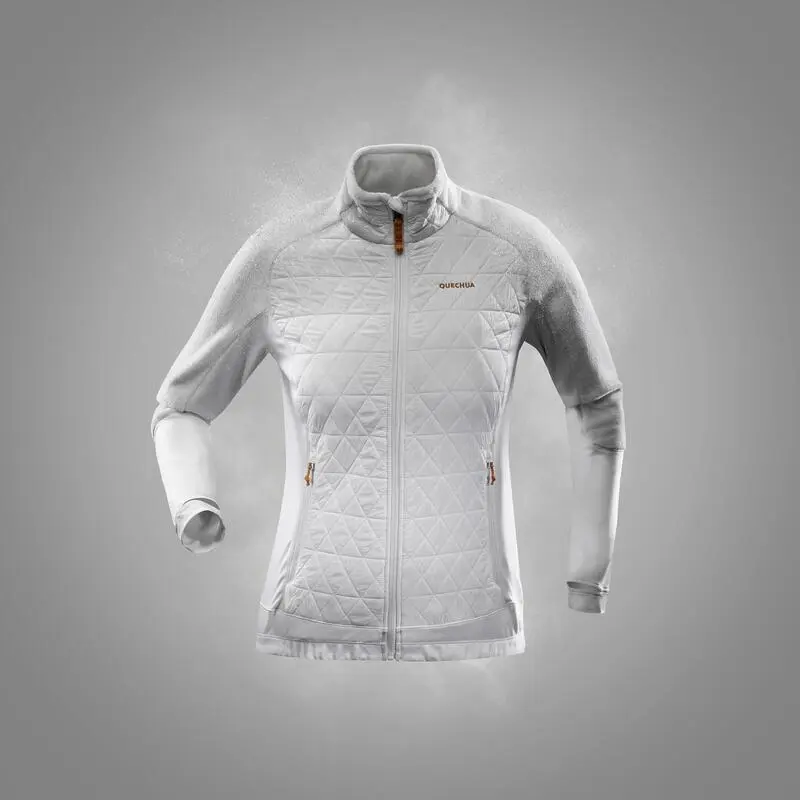 Quechua Chaqueta Polar Cálida Híbrida De Senderismo - SH900 X-WARM - Mujer 4 Quechua Chaqueta Polar Cálida Híbrida De Senderismo - SH900 X-WARM - Mujer - Imagen 2