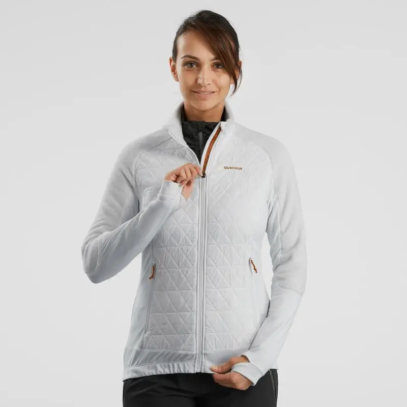 Quechua Chaqueta Polar Cálida Híbrida De Senderismo - SH900 X-WARM - Mujer 6 Quechua Chaqueta Polar Cálida Híbrida De Senderismo - SH900 X-WARM - Mujer - Imagen 4