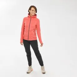 Chaqueta Polar De Montaña Y Trekking Con Capucha Mujer Quechua MH520 Naranja -Regattas Tienda chaqueta polar de montaa y trekking con capucha mujer quechua mh520 naranja 2