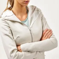 Chaqueta Polar De Montaña Y Trekking Con Capucha Mujer Quechua MH900 Blanco -Regattas Tienda chaqueta polar de montaa y trekking con capucha mujer quechua mh900 blanco 3