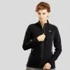 Chaqueta Polar De Montaña Y Trekking Mujer Quechua MH120 Negro