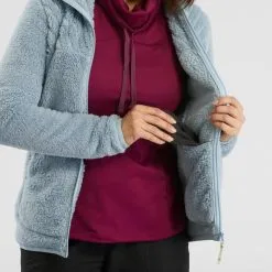 Chaqueta Polar Montaña Y Nieve Mujer Quechua SH100 U-Warm Gris -Regattas Tienda chaqueta polar montaa y nieve mujer quechua sh100 u warm gris 2