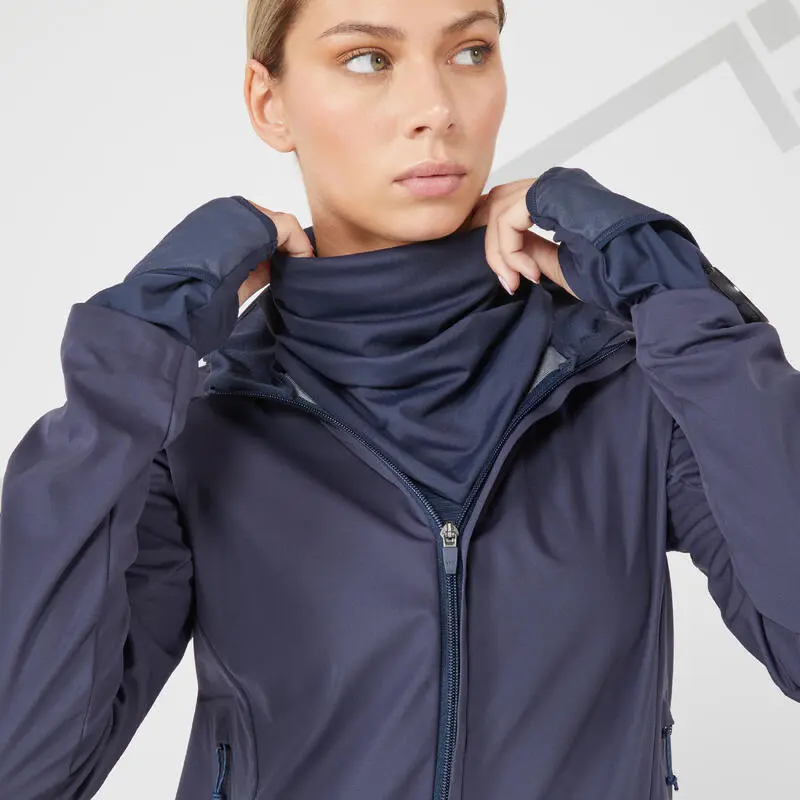 CHAQUETA RUNNING INVIERNO MUJER PERLANTE CORTAVIENTO - KIPRUN WARM REGUL AZUL 6 CHAQUETA RUNNING INVIERNO MUJER PERLANTE CORTAVIENTO - KIPRUN WARM REGUL AZUL - Imagen 4