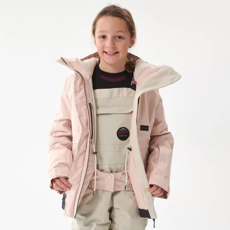 Chaqueta Snowboard Y Esquí, Dreamscape SNB JKT 500, Impermeable, Niños, Rosa 4 Chaqueta Snowboard Y Esquí, Dreamscape SNB JKT 500, Impermeable, Niños, Rosa - Imagen 2