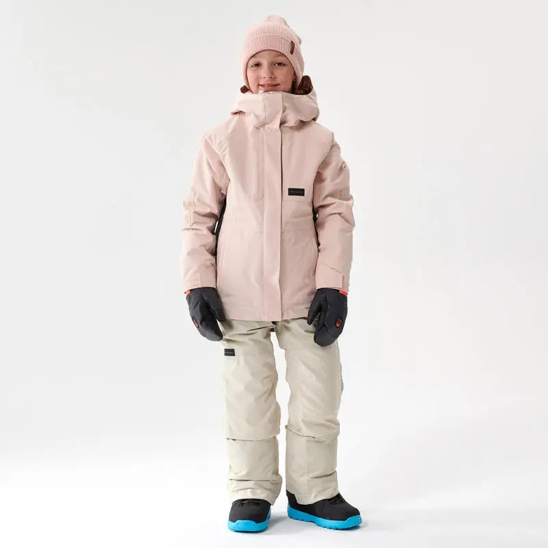 Chaqueta Snowboard Y Esquí, Dreamscape SNB JKT 500, Impermeable, Niños, Rosa 7 Chaqueta Snowboard Y Esquí, Dreamscape SNB JKT 500, Impermeable, Niños, Rosa - Imagen 5