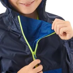Chubasquero Montaña Y Trekking 1/2 Cremallera Niños 7-15 Años Quechua MH100 Azul -Regattas Tienda chubasquero montaa y trekking 12 cremallera nios 7 15 aos quechua mh100 azul 4