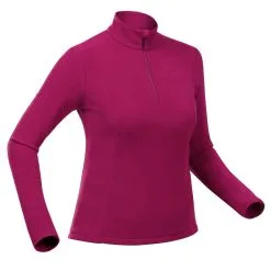 Forro Polar De Montaña Y Trekking 1/2 Cremallera Mujer Quechua MH100 Granate 11 Forro Polar De Montaña Y Trekking 1/2 Cremallera Mujer Quechua MH100 Granate -Regattas Tienda forro polar de montaa y trekking 12 cremallera mujer quechua mh100 granate 4
