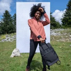 Forro Polar De Montaña Y Trekking Con Capucha Mujer Quechua MH500 Violeta -Regattas Tienda forro polar de montaa y trekking con capucha mujer quechua mh500 naranja