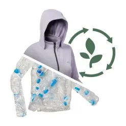 Forro Polar De Montaña Y Trekking Con Capucha Mujer Quechua MH500 Violeta -Regattas Tienda forro polar de montaa y trekking con capucha mujer quechua mh500 violeta 4