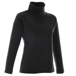 Forro Polar De Montaña Y Trekking Cuello Alto Mujer Quechua MH20 Negro -Regattas Tienda forro polar de montaa y trekking cuello alto mujer quechua mh20 negro 4