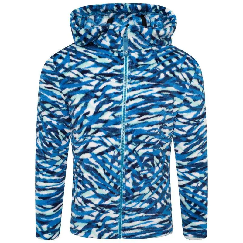 Dare 2b Forro Polar Gambol Estampado De Cebra Para Niños/Niñas Azul Metilo Oscuro 3 Dare 2b Forro Polar Gambol Estampado De Cebra Para Niños/Niñas Azul Metilo Oscuro