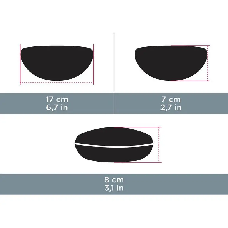 Funda Gafas Rígida Quechua Case 560 Negro 7 Funda Gafas Rígida Quechua Case 560 Negro - Imagen 5