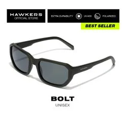 HAWKERS Gafas De Sol Para Hombre Y Mujer BLACK DARK POLARIZED - BOLT