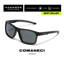 HAWKERS Gafas De Sol Para Hombre Y Mujer BLACK DARK POLARIZED - COMANECI