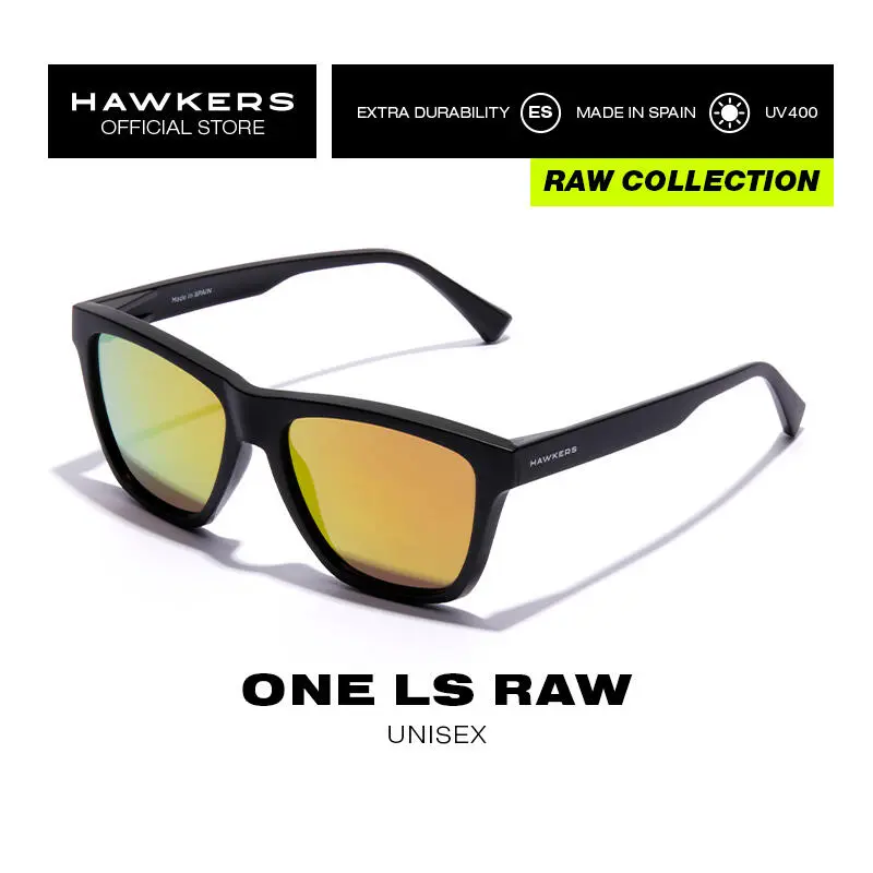 HAWKERS Gafas De Sol Para Hombre Y Mujer BLACK DAYLIGHT - ONE LS RAW 3 HAWKERS Gafas De Sol Para Hombre Y Mujer BLACK DAYLIGHT - ONE LS RAW