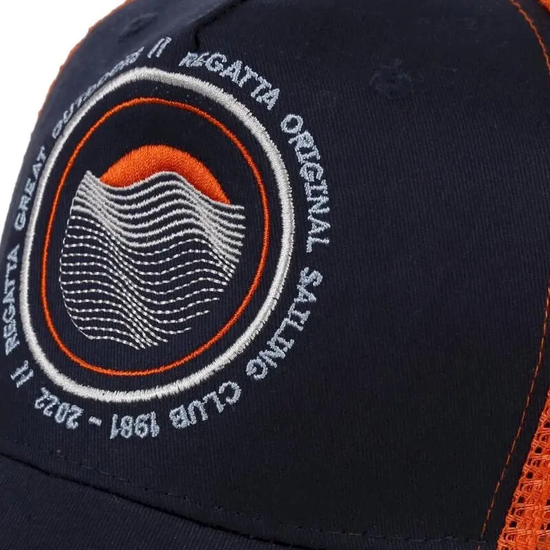 Regatta Gorra Tassian Atardecer Para Hombre Marino, Naranja Magma 4 Regatta Gorra Tassian Atardecer Para Hombre Marino, Naranja Magma - Imagen 2