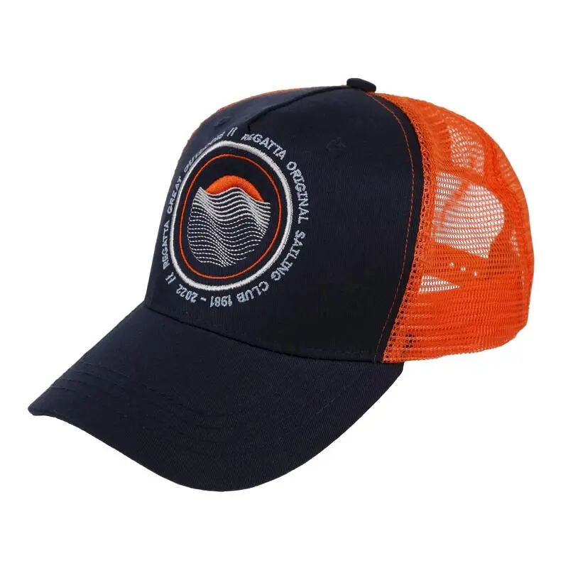 Regatta Gorra Tassian Atardecer Para Hombre Marino, Naranja Magma 3 Regatta Gorra Tassian Atardecer Para Hombre Marino, Naranja Magma