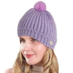 Regatta Gorro Beanie Heddie Lux Punto Para Niños/Niñas Lila Escarcha -Regattas Tienda gorro beanie heddie lux punto para niosnias lila escarcha 1