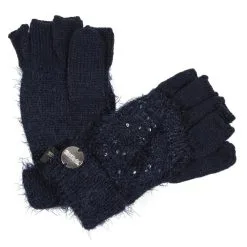 Regatta Guantes De Invierno Heddie Lux De Punto Niñas Lila Escarcha -Regattas Tienda guantes de invierno heddie lux de punto nias marino