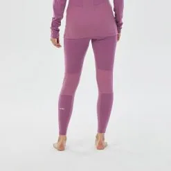 WEDZE Leggins Térmicos De Esquí Y Nieve Lana Merina Mujer BL 900 Violeta -Regattas Tienda leggins termicos de esqui y nieve lana merina mujer bl 900 violeta 2