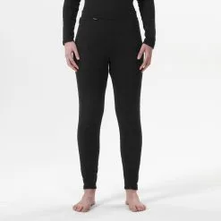 Leggins Térmicos De Esquí Y Nieve Mujer Wedze 100 Negro