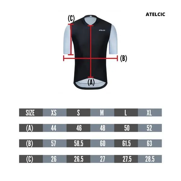 Maillot De Ciclismo Manga Corta Verano Hombre Atelcic CAERU E55 Blanco 7 Maillot De Ciclismo Manga Corta Verano Hombre Atelcic CAERU E55 Blanco - Imagen 5