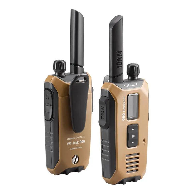 Forclaz Maletín De 2 Walkie Talkies Recargables Por USB - 10 Km - WT900 WP 4 Forclaz Maletín De 2 Walkie Talkies Recargables Por USB - 10 Km - WT900 WP - Imagen 2