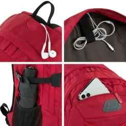 Mochila Montaña SKECHERS 30.6L Whitney Color Rojo Escarlata -Regattas Tienda mochila montaa skechers 306l whitney color rojo escarlata 3