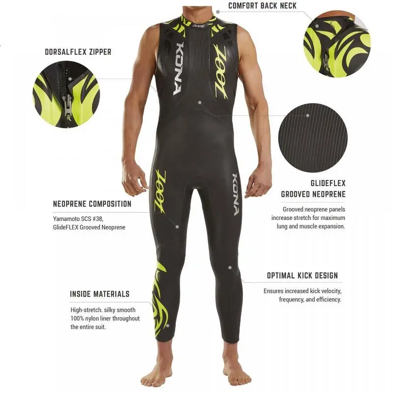 NEOPRENO TRIATLÓN HOMBRE ZOOT KONA SIN MANGAS 5 NEOPRENO TRIATLÓN HOMBRE ZOOT KONA SIN MANGAS - Imagen 3