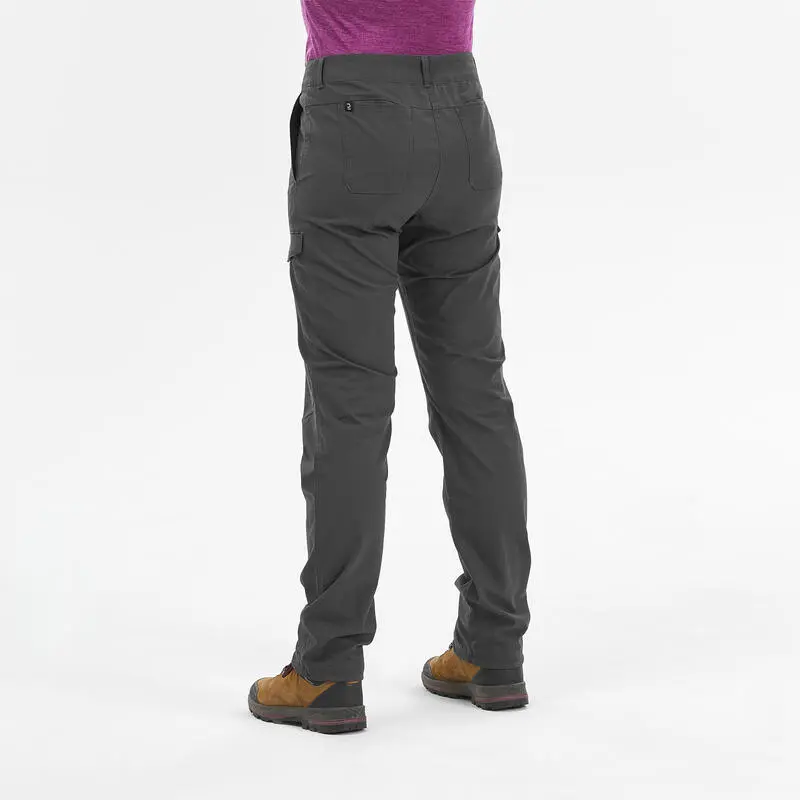 Pantalón Cargo De Montaña Y Trekking Mujer Forclaz Travel 100 Gris 4 Pantalón Cargo De Montaña Y Trekking Mujer Forclaz Travel 100 Gris - Imagen 2