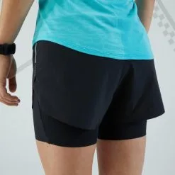 Pantalón Corto 2 En 1 Running Mujer - KIPRUN MARATHON Negro 10 Pantalón Corto 2 En 1 Running Mujer - KIPRUN MARATHON Negro -Regattas Tienda pantalon corto 2 en 1 running mujer kiprun marathon negro 3
