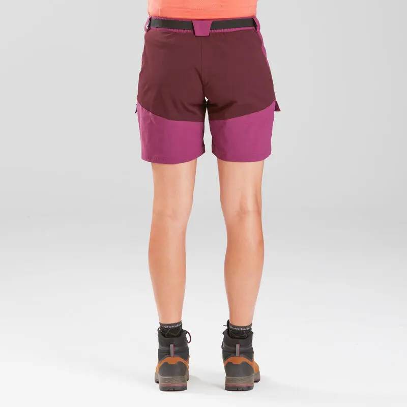 Pantalón Corto De Montaña Y Trekking Mujer Forclaz Trek500 Violeta 6 Pantalón Corto De Montaña Y Trekking Mujer Forclaz Trek500 Violeta - Imagen 4