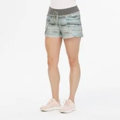 Pantalón Corto De Montaña Y Trekking Mujer Quechua NH500 Slim