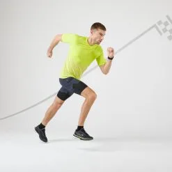 KIPRUN Pantalón Corto Running 2 En 1 Con Mallas Hombre Gris Negro -Regattas Tienda pantalon corto running 2 en 1 con mallas hombre gris negro 2