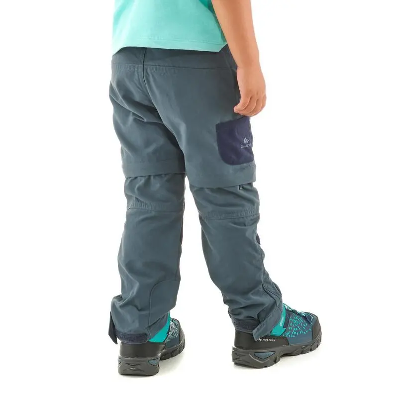 Quechua Pantalón De Montaña Y Trekking Desmontable Niños 2-6 Años MH500 Gris 4 Quechua Pantalón De Montaña Y Trekking Desmontable Niños 2-6 Años MH500 Gris - Imagen 2