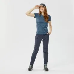 Quechua Pantalón De Montaña Y Trekking Mujer MH100 Azul -Regattas Tienda pantalon de montaa y trekking mujer mh100 azul 2