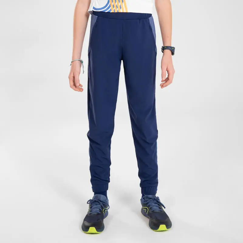 Kalenji Pantalón De Running Con Cremallera Niños - KIPRUN DRY+ Marino Denim Azul 3 Kalenji Pantalón De Running Con Cremallera Niños - KIPRUN DRY+ Marino Denim Azul