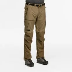 Forclaz Pantalón Desmontable Montaña Y Trekking Resistente Hombre MT500