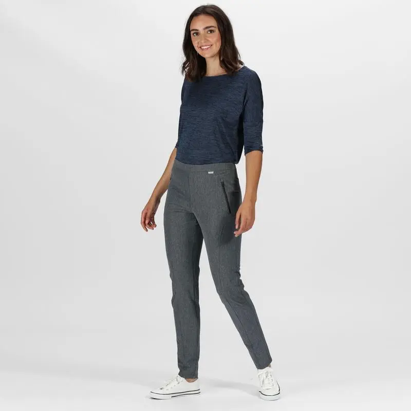 Regatta Pantalones De Senderismo Pentre Diseño Jaspeada Para Mujer Gris Seal 6 Regatta Pantalones De Senderismo Pentre Diseño Jaspeada Para Mujer Gris Seal - Imagen 4