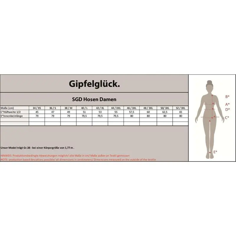 GIPFELGLÜCK Pantalones Senderismo/exterior/tremetismo Helma Para Mujeres 5 GIPFELGLÜCK Pantalones Senderismo/exterior/tremetismo Helma Para Mujeres - Imagen 3