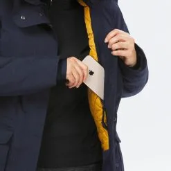 Parka De Montaña Y Trekking Impermeable Mujer Quechua SH500 U-Warm Azul -Regattas Tienda parka de montaa y trekking impermeable mujer quechua sh500 u warm azul 4