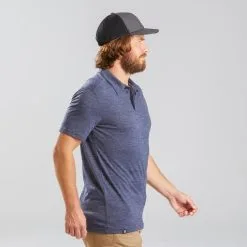 Polo Manga Corta Montaña Y Trekking Viaje Forclaz 500 Hombre Lana Merina Azul -Regattas Tienda polo manga corta montaa y trekking viaje forclaz 500 hombre lana merina azul 2