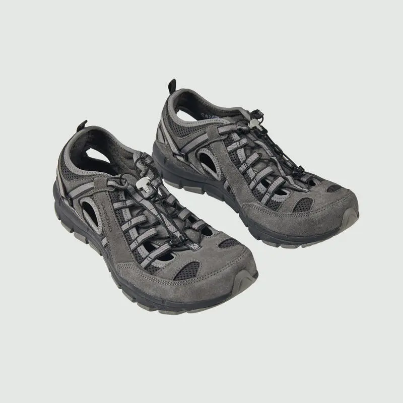 Sandalias Cerradas De Montaña Y Trekking Hombre Quechua NH150 Fresh Gris 4 Sandalias Cerradas De Montaña Y Trekking Hombre Quechua NH150 Fresh Gris - Imagen 2