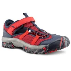 Sandalias Cerradas De Montaña Y Trekking Niños Quechua MH150 Rojo